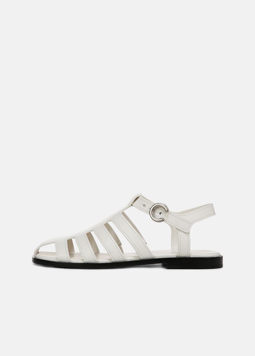 Melina Leather Fisherman Sandal in Shoes MILK | VINCE Sale