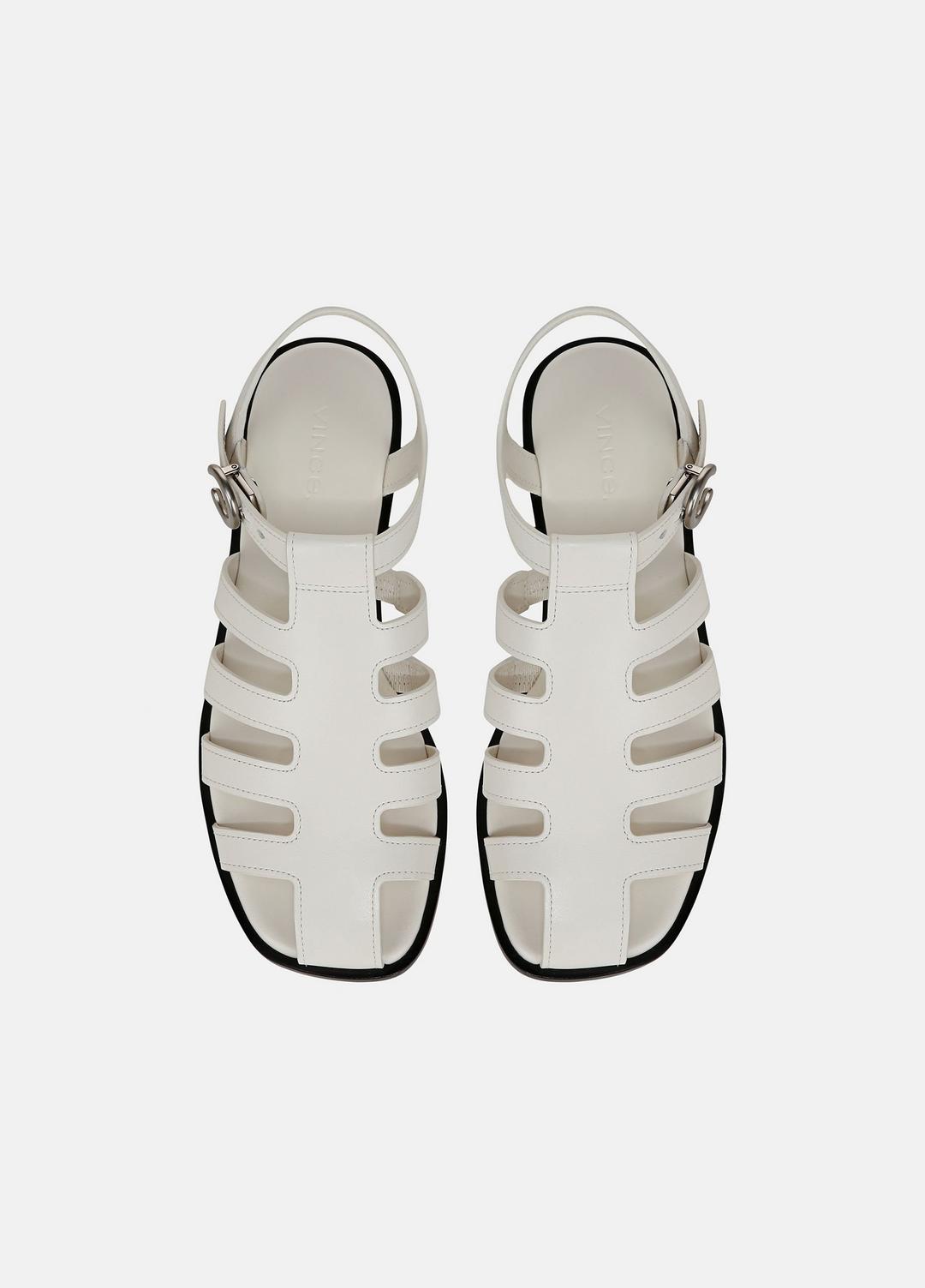 Melina Leather Fisherman Sandal in Shoes MILK | VINCE Sale