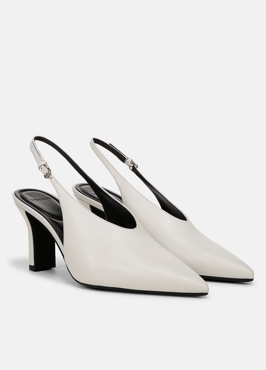 Devi Leather Slingback Pump in Shoes MILK | VINCE Sale
