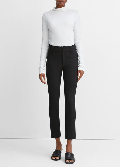 High Rise Cigarette Pant in Pants & Shorts BLACK | VINCE Sale