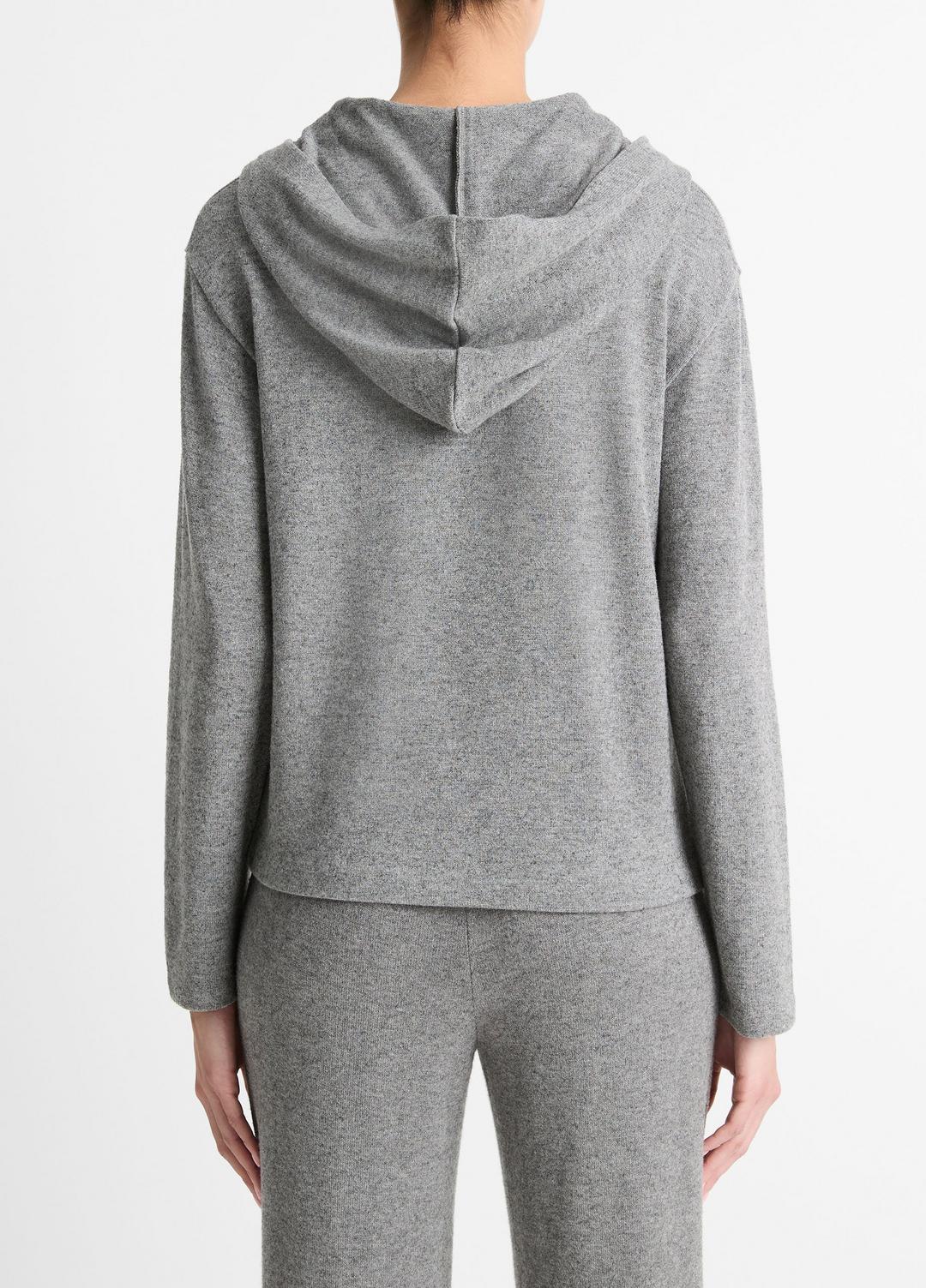 Cozy Long-Sleeve Hoodie in Shirts & Tees DARK HEATHER GREY | VINCE Sale