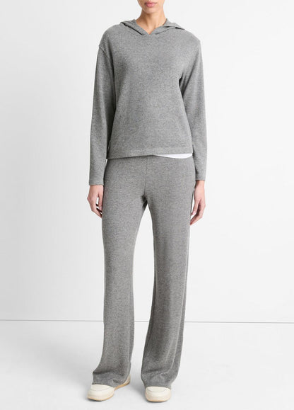 Cozy Long-Sleeve Hoodie in Shirts & Tees DARK HEATHER GREY | VINCE Sale