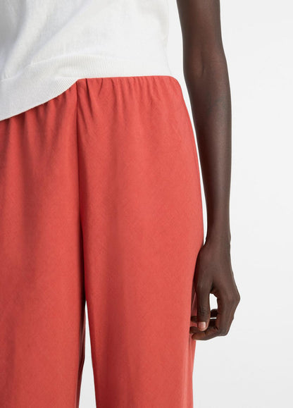 Cotton-Blend High-Waist Bias Pant in Pants & Shorts TERRA | VINCE Sale