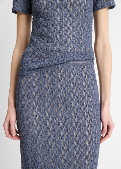 Floral Smocked Skirt in Dresses & Skirts MAUVE THISTLE | VINCE Sale